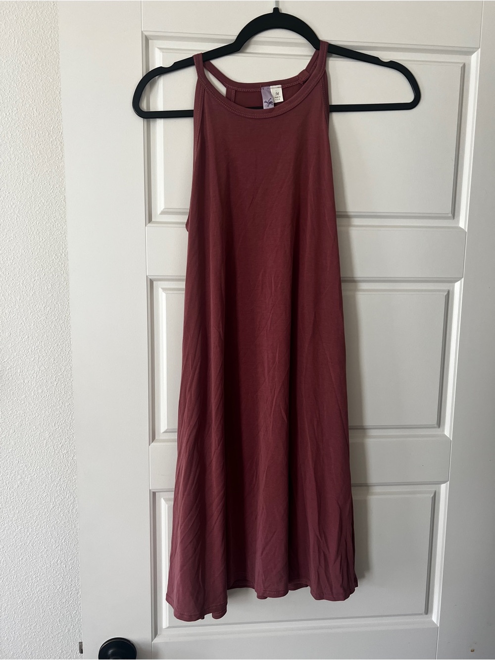 Alya Sleeveless Dress in Dusty Rose